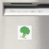 レトロランニングズブロッコリー マグネット (インサイチュ (食洗機))