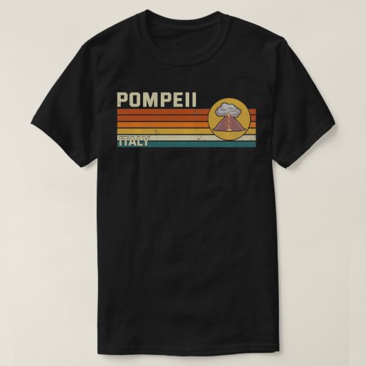 レトロラヴァチャンピオンシップポンペイイタリアパルクールフリー Tシャツ (デザイン正面)