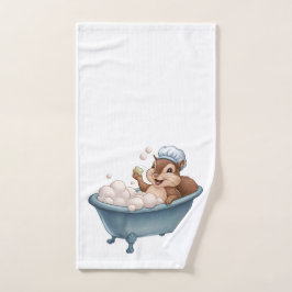 レトロリスの赤ちゃんシャワー ハンドタオル