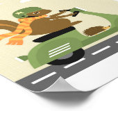 レトロリスプリント ポスター (角)