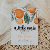 レトロリトルかわいこちゃんフォトベビーシャワー招待状 招待状