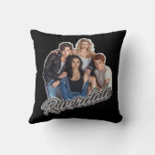 レトロリバーデールグループグラフィック クッション (裏面)