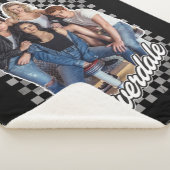 レトロリバーデールグループグラフィック シェルパブランケット (3/4)