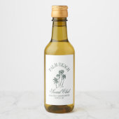 レトロリュックスビーチソーシャルクラブロゴバチェロレッテ ワインラベル (正面)