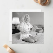 レトロリラックス「s on Bed」ノートカード ノートカード (正面/裏面インサイチュ)