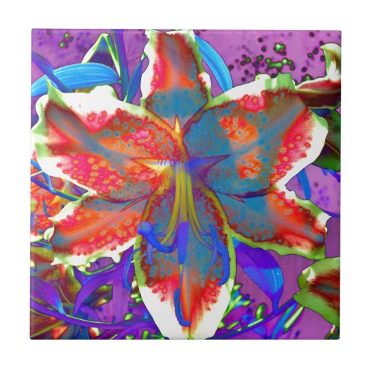 レトロリリー タイル (正面)