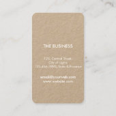 レトロリーフドライ自然ヨガ瞑想マッサージ 名刺 (裏面)