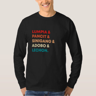 レトロルンピアパンシニガンアドボレコンフィリピーノ Tシャツ