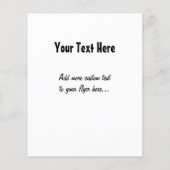 レトロルースターアートカスタムチラシ チラシ (裏面)