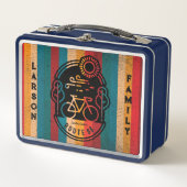 レトロルート66自転車トレイル メタルランチボックス (正面)