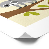 レトロルーンポスタープリント ポスター (角)