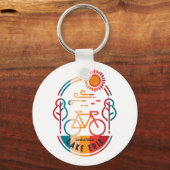 レトロレイクエリーバイクトレイル キーホルダー (正面)