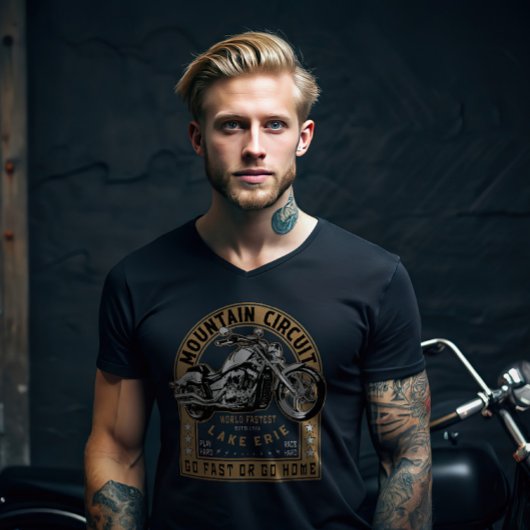 レトロレイクエリーバイク Tシャツ