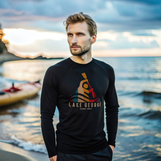 レトロレイクジョージカヤック Tシャツ