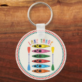 レトロレイクタホカヤック キーホルダー (正面)