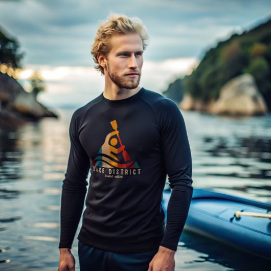 レトロレイクディストリクトカヤック Tシャツ