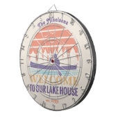 レトロレイクハウスファミリー名 ダーツボード (正面右)