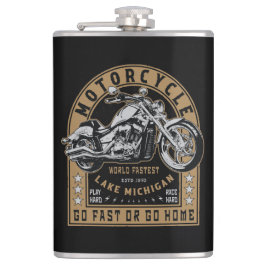 レトロレイクミシガンバイク フラスク