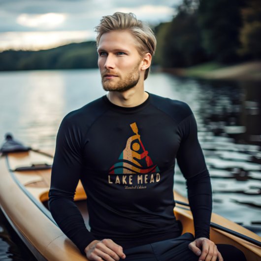 レトロレイクミードカヤック Tシャツ