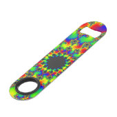 レトロレインボーアイボトルオープナー スピード栓抜き (正面アングル)