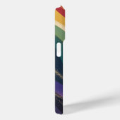レトロレインボーウェーブズウィズゴールデンアクセント Case-Mate iPhoneケース (裏面 / 右)