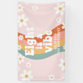 レトロレインボーエイトアヴィベデイジー8TH 横断幕 (縦)