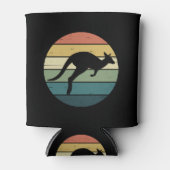 レトロレインボーカンガロ 缶クーラー (正面)