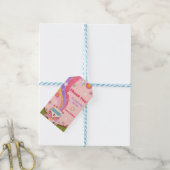 レトロレインボーグルービーサンキューギフトラベル ギフトタグ (より糸付き)