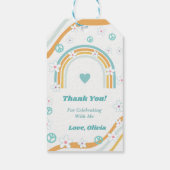 レトロレインボーグルービーサンキューギフト ギフトタグ (裏面)