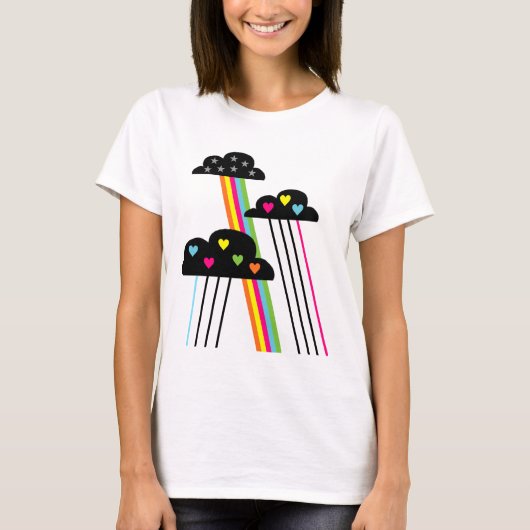 レトロレインボーズティー Tシャツ (正面)