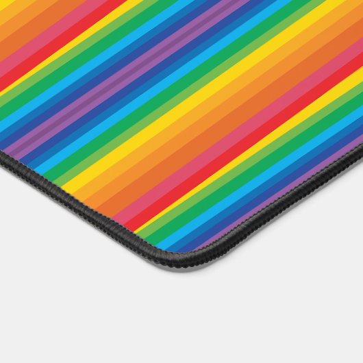 レトロレインボーズデスクマット デスクマット (コーナー)