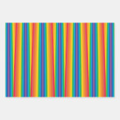 レトロレインボーズラッピング紙 ラッピングペーパーシート (正面3)