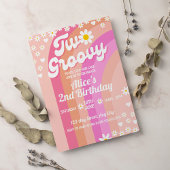 レトロレインボーツーグルーヴィー第2誕生日 招待状