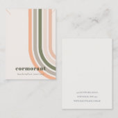 レトロレインボーデザートブレスレットネックレスディスプレイ 名刺 (正面/裏面)