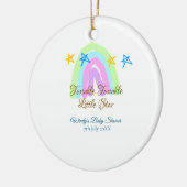 レトロレインボートゥインクルトゥインクルリトルスターベビーsh セラミックオーナメント (左)