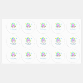 レトロレインボートゥインクルトゥインクルリトルスターベビーsh ラベル