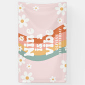 レトロレインボーナインはヴィベデイジー9位 横断幕 (縦)