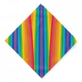 レトロレインボーバンダナ（2サイズ） バンダナ