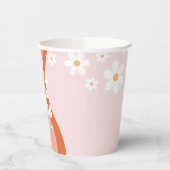 レトロレインボーファイブはヴィベデイジー5位誕生日 紙コップ (左)