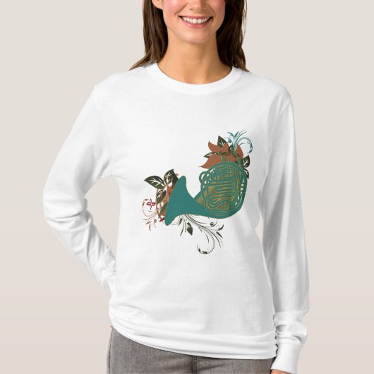レトロレインボーフランスのン Tシャツ (正面)