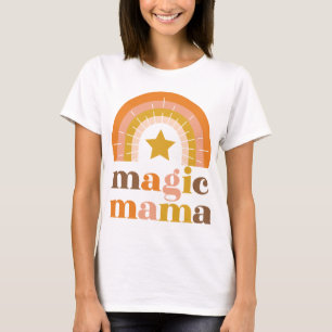 レトロレインボーママボホ Tシャツ