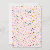 レトロレインボーユニコーンパーティー 招待状 (裏面)