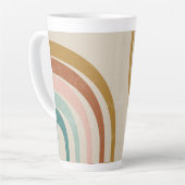 レトロレインボーラテマグ カフェラテマグ (左アングル)