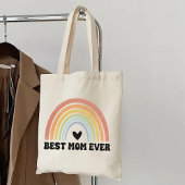 レトロレインボー最高のマママエバートートバッグ、母の日 トートバッグ