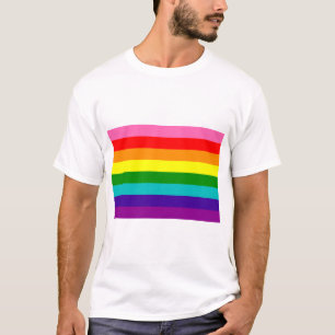 レトロレインボー8プライド Tシャツ