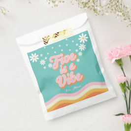 レトロレインボーFIVEはVibe Groovy 5誕生日 フェイバーバッグ