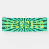 レトロレイ黒いトランザクション。+あなたの背中。&アイディア 横断幕 (横)