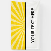 レトロレイ 白透明 + あなたの創造 横断幕 (縦)