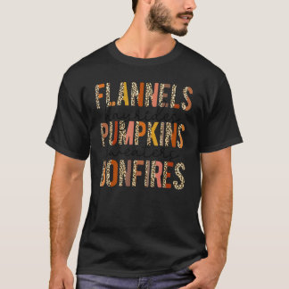 レトロレオパードフラネルスハイライドパンプキンズセーター Tシャツ