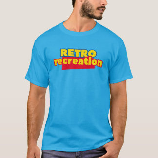 レトロレクリエーションおもちゃストーリーロゴ Tシャツ